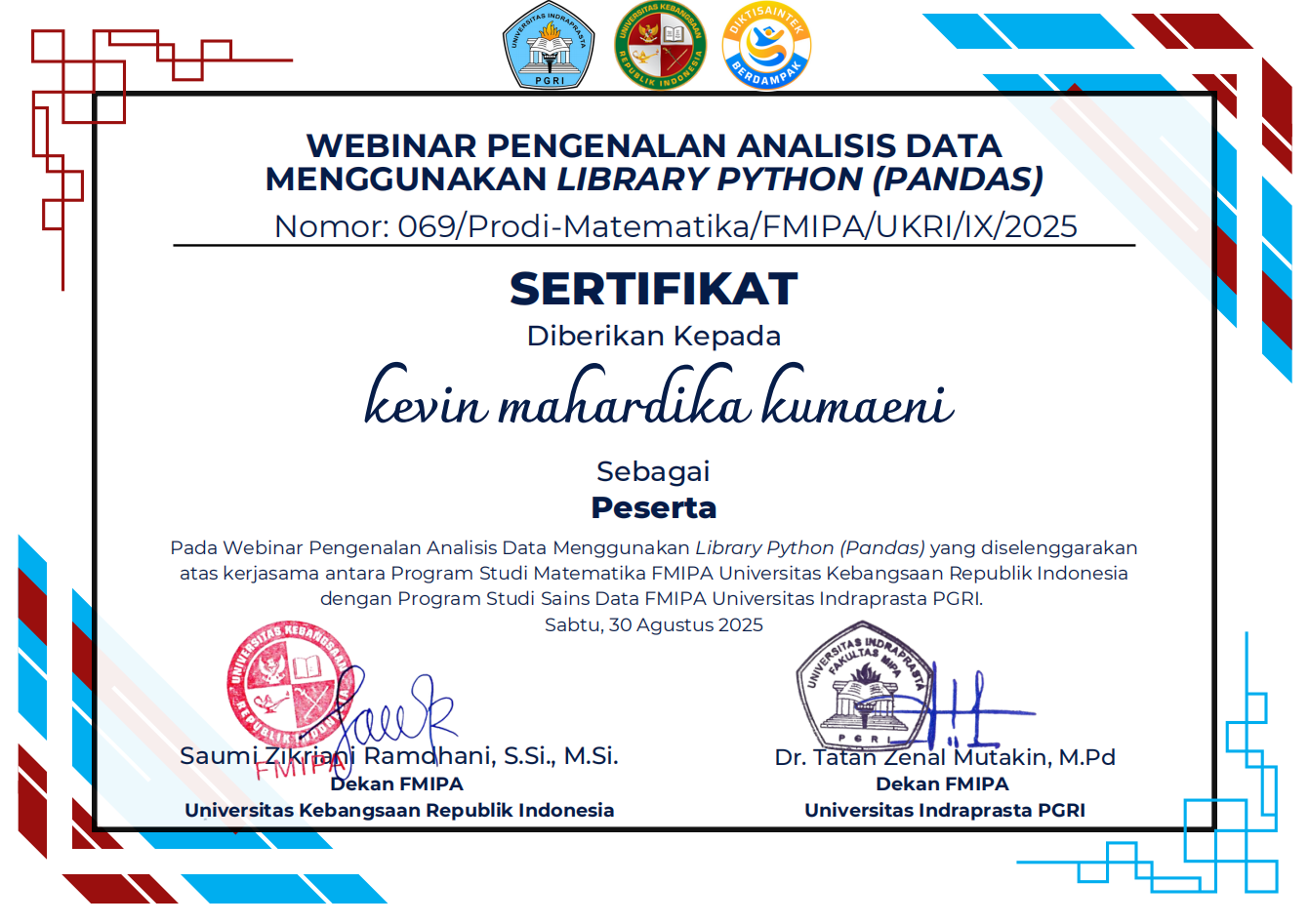 Sertifikat 3